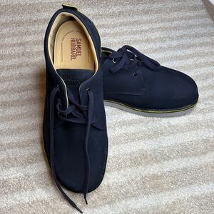 Samuel Hubbard Free Oxford Men's Navy Nubuck Leather Boots Size 10 , 43.5